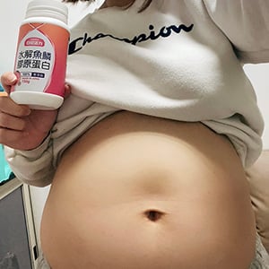 27週無痕孕肚，除了勤勞保養更需要亞尼活力膠原蛋白