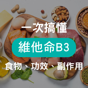維他命B3是什麼？天然食物來源、建議劑量、副作用與注意事項一次看懂